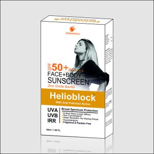 HelioBlock Sunscreen 50ml 3D